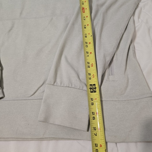 Vuori Ponto Performance Pullover Hoodie Kangaroo Pockets Gray Size Large - Picture 3 of 11